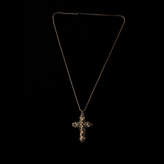 necklace with cross 18
