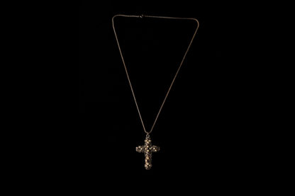 necklace with cross 18