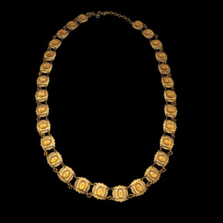 Big Necklace Gold/Topaz 6