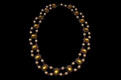 Big Necklace Gold/Topaz 7