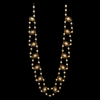big necklace with pearls 24
