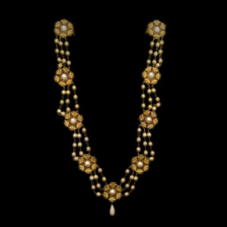 big necklace with pearls 25