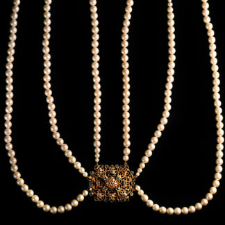 big necklace with pearls 7