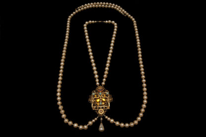 big necklace with pearls 8